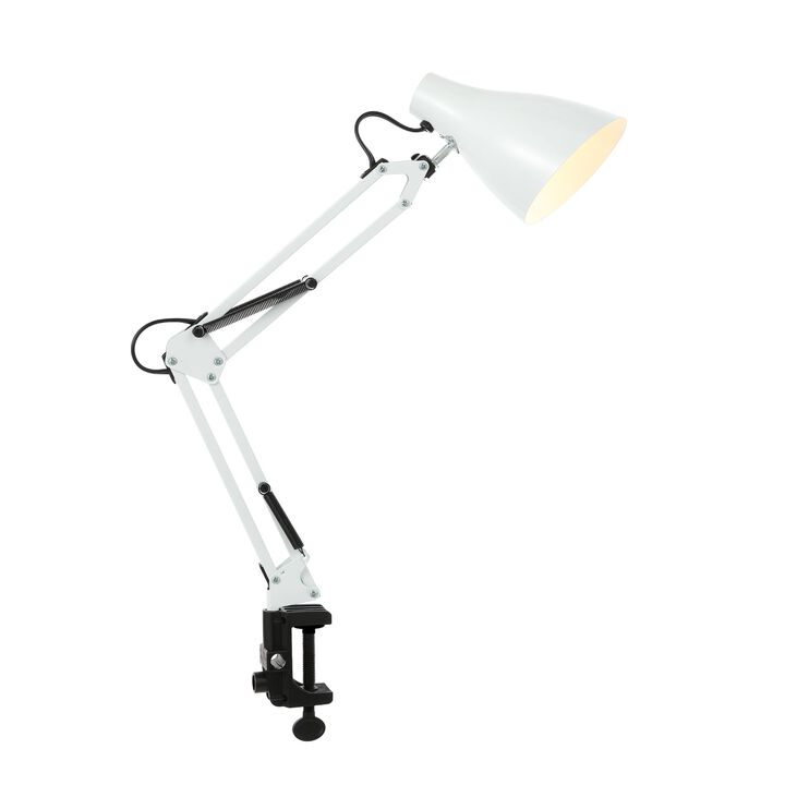 Odile Classic Industrial Adjustable Articulated Clamp On LED Task Lamp
