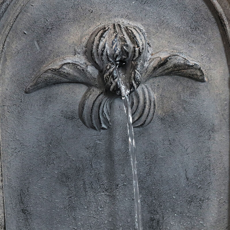 Sunnydaze French-Inspired Reinforced Concrete Outdoor Water Fountain