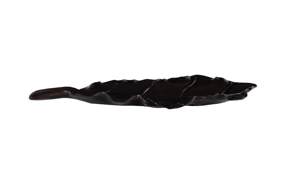 Leaf Bowl Black
