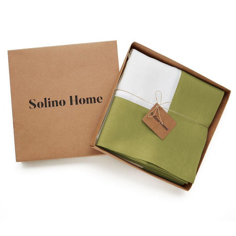 Solino Home 100% Pure Linen Tablecloth | Contempo