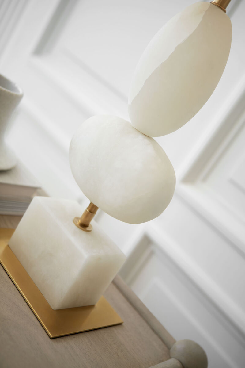 Dani Medium Table Lamp in Alabaster