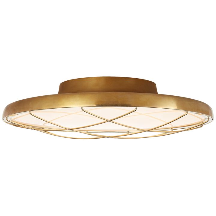 Dot 13" Caged Flush Mount