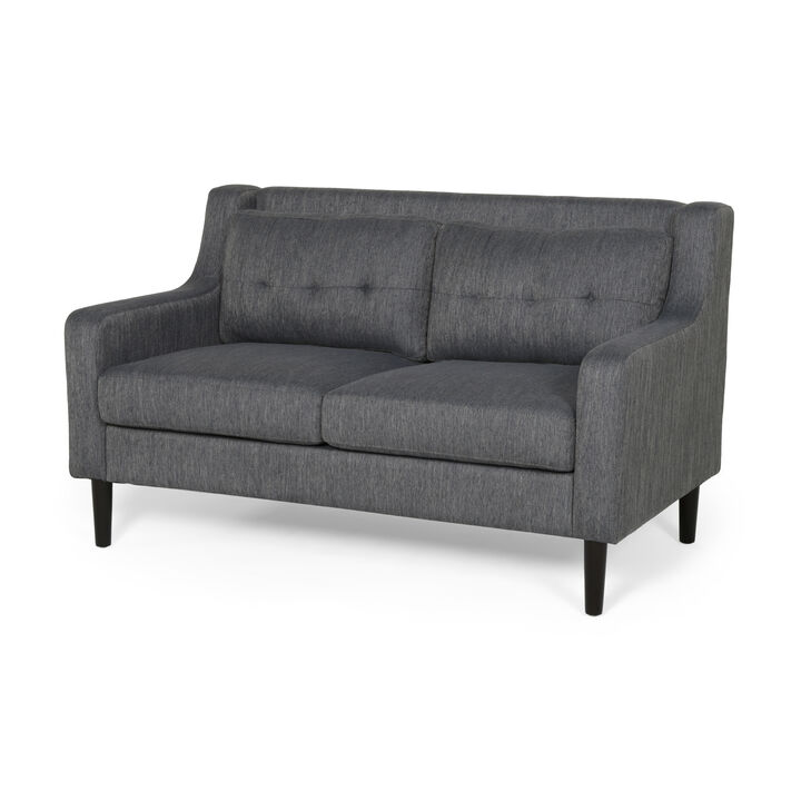 Mid-Century Modern Armchair with Sleek Walnut Finish