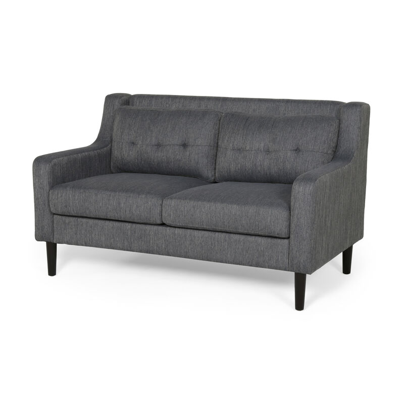 Mid-Century Modern Armchair with Sleek Walnut Finish