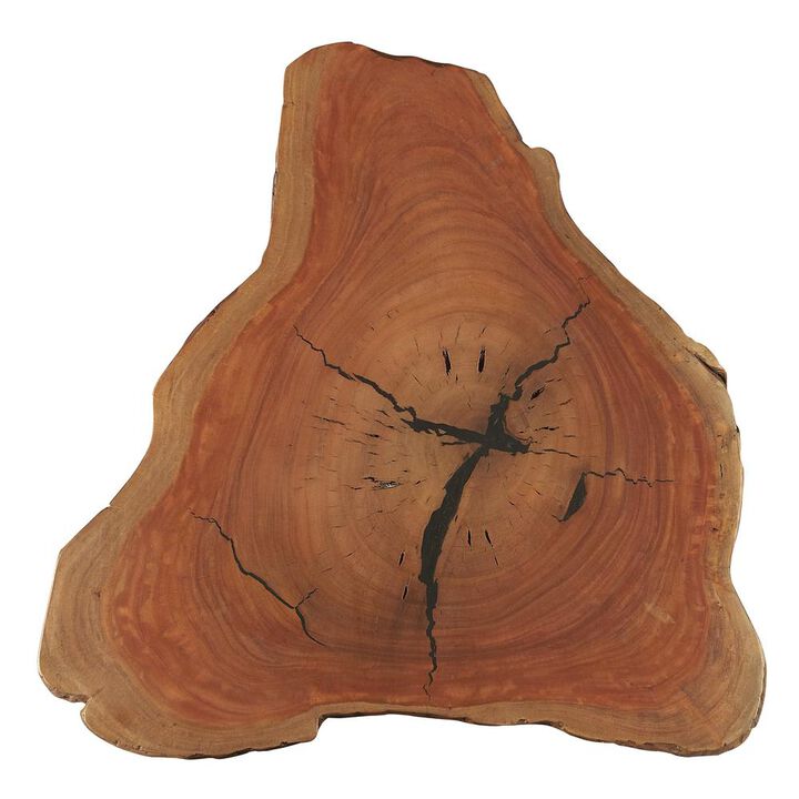 Rustic Live Edge Accent Table, Belen Kox