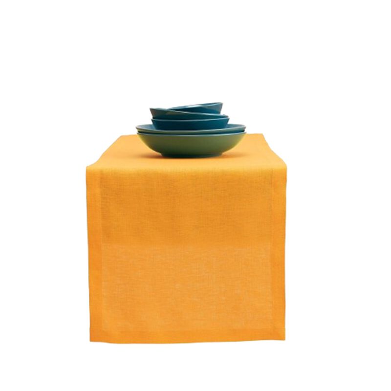 Solino Home 100% Pure Linen Table Runner | Fete for Valentine;s