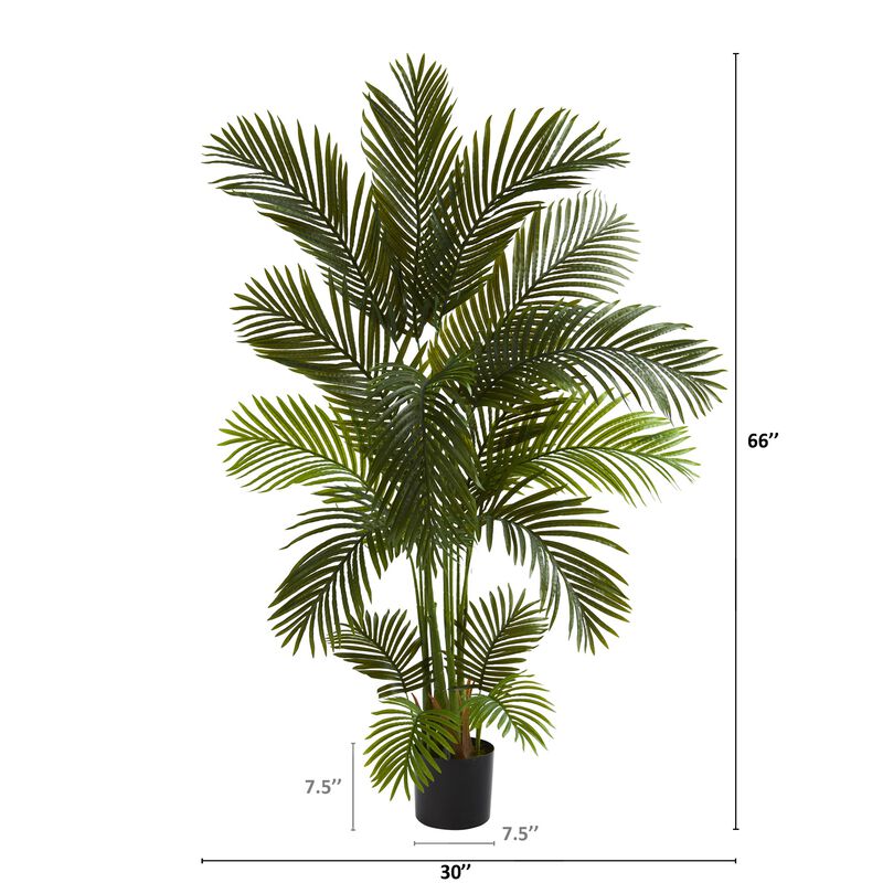 Hivvago 5.5 Feet Areca Palm Artificial Tree