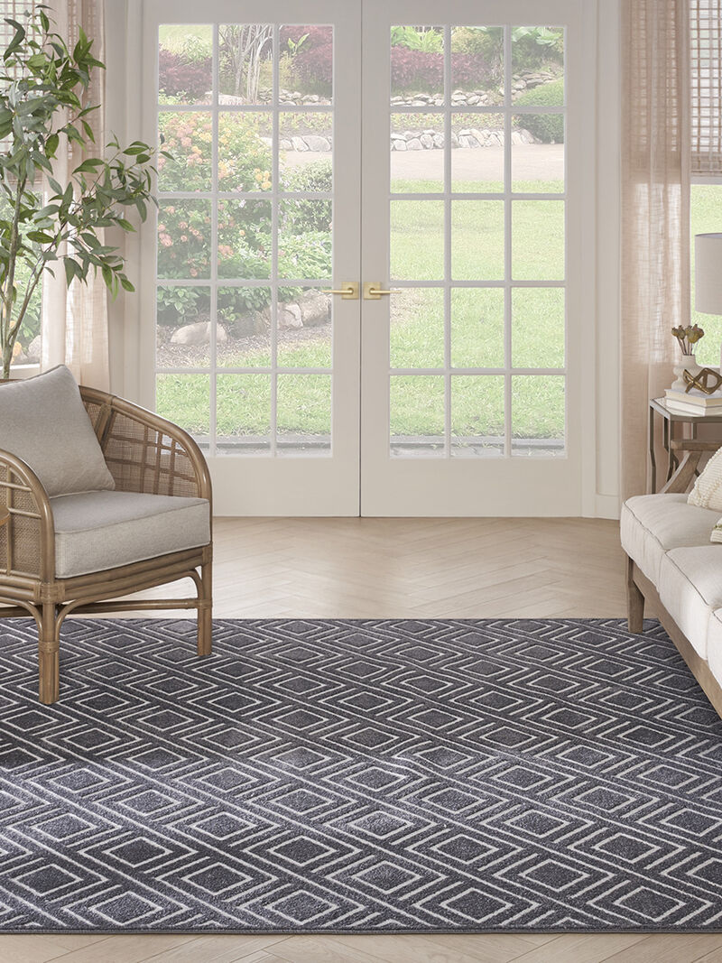 Care Free CAF03 Gray 7'10" x 9'10" Rug