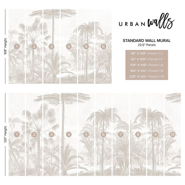 Tropic Oasis Wall Mural