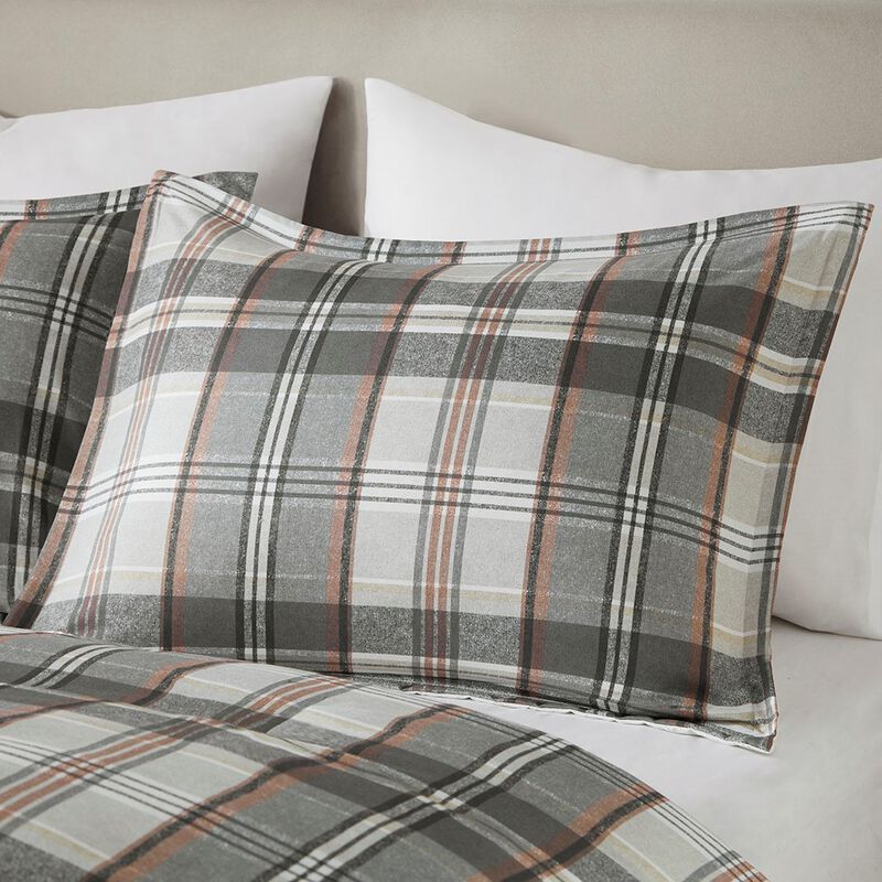 Gracie Mills Simone Plaid Duvet Set - Twin/Twin XL