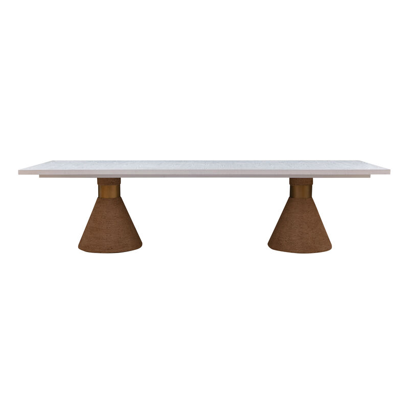 Rishi Black Rope Rectangular Table