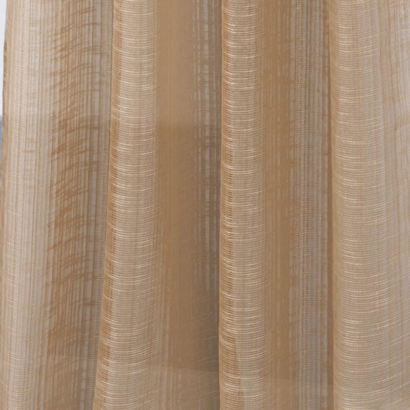 RT Designers Collection Dexter Linen Texture Grommet Light Filtering Window Curtain Panel 54" x 90" Taupe