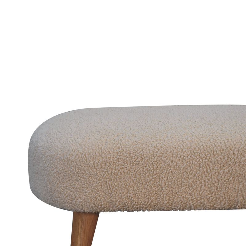 Artisan Furniture Boucle  Solid Wood Hallway Bench
