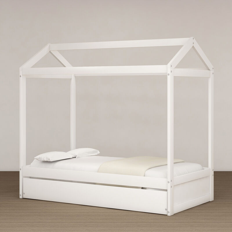 Merax House Bed with Trundle