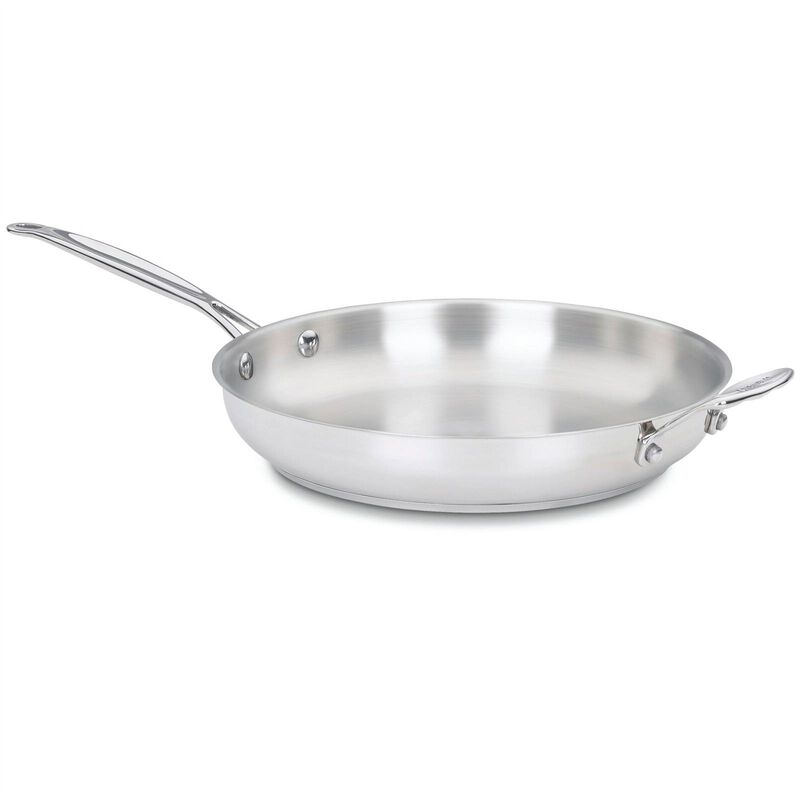Hivvago 12 Inch Cool Touch Stainless Steel Skillet