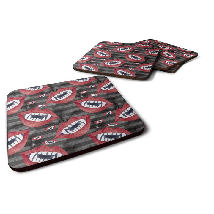 Caroline's Treasures Watecolor Halloween Vampire Teeth Decorative coasters, 3.5, Multicolor