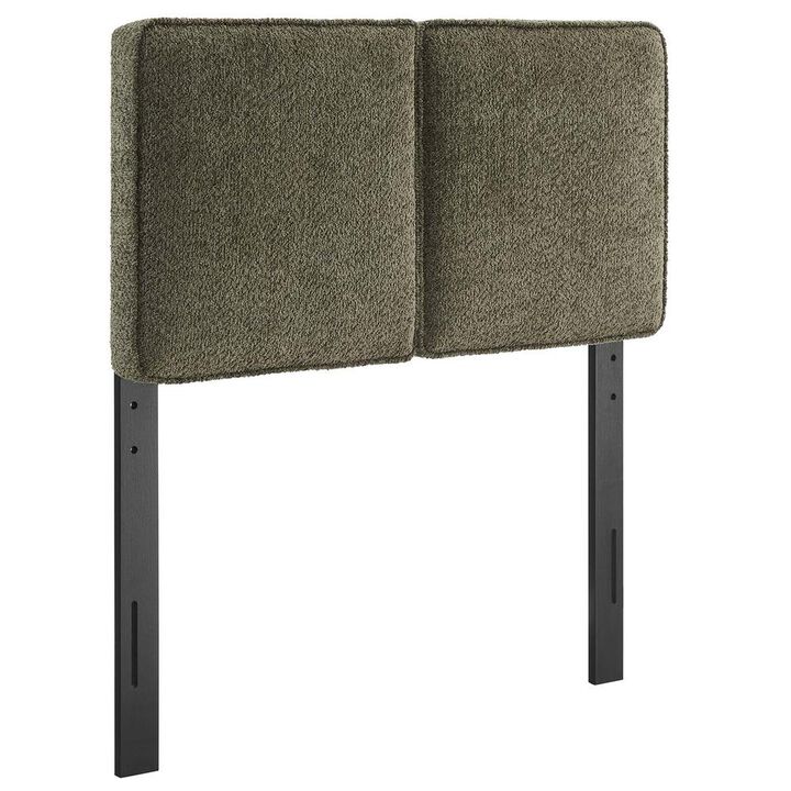 Modway Lindee Boucle Fabric Twin Headboard