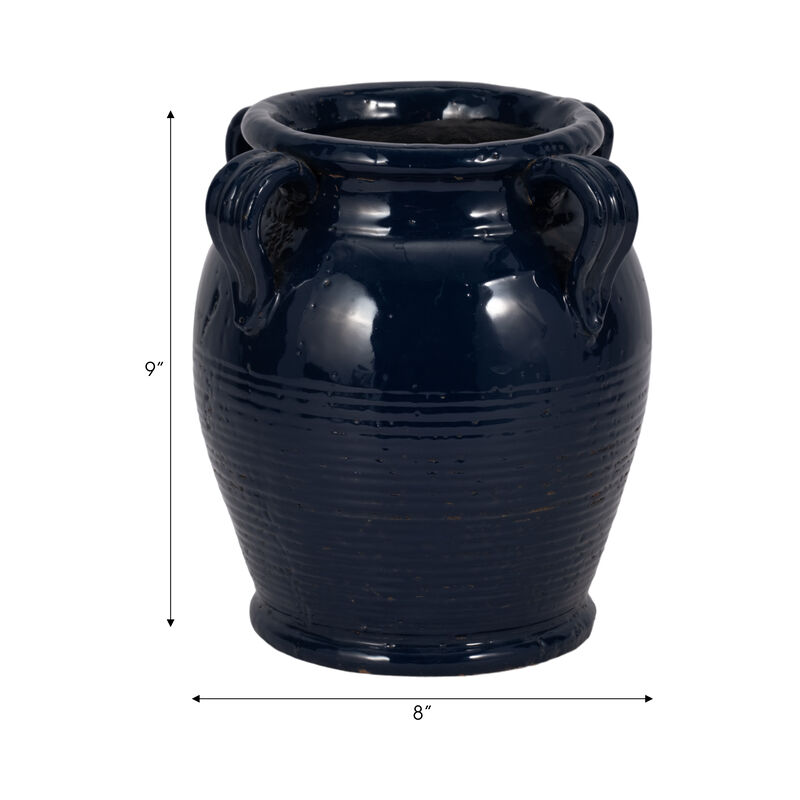 9" Amphora Terracotta Vase