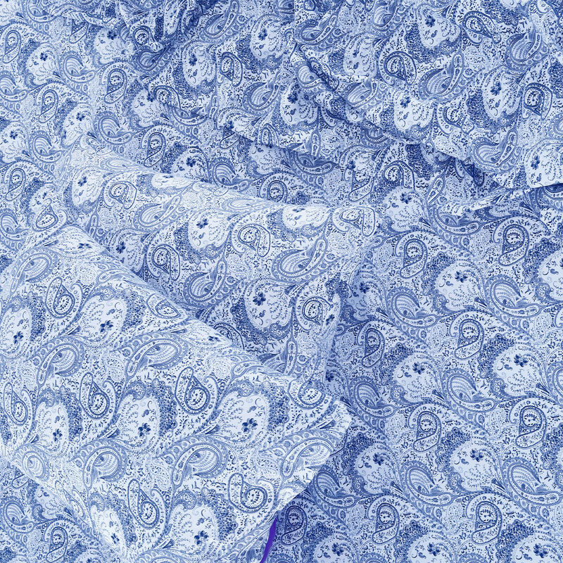 Lux Decor Collection Bed Sheets - Brushed Microfiber Paisley Sheet Set