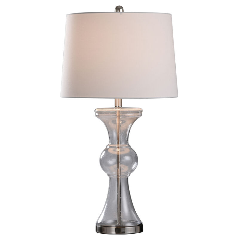 Clear Seeded Table Lamp I (Set of 2)