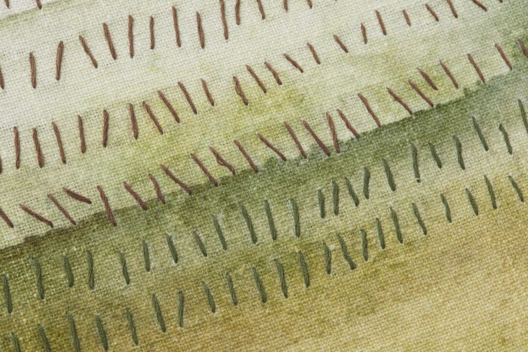 Moss Green Ivory Wall Art