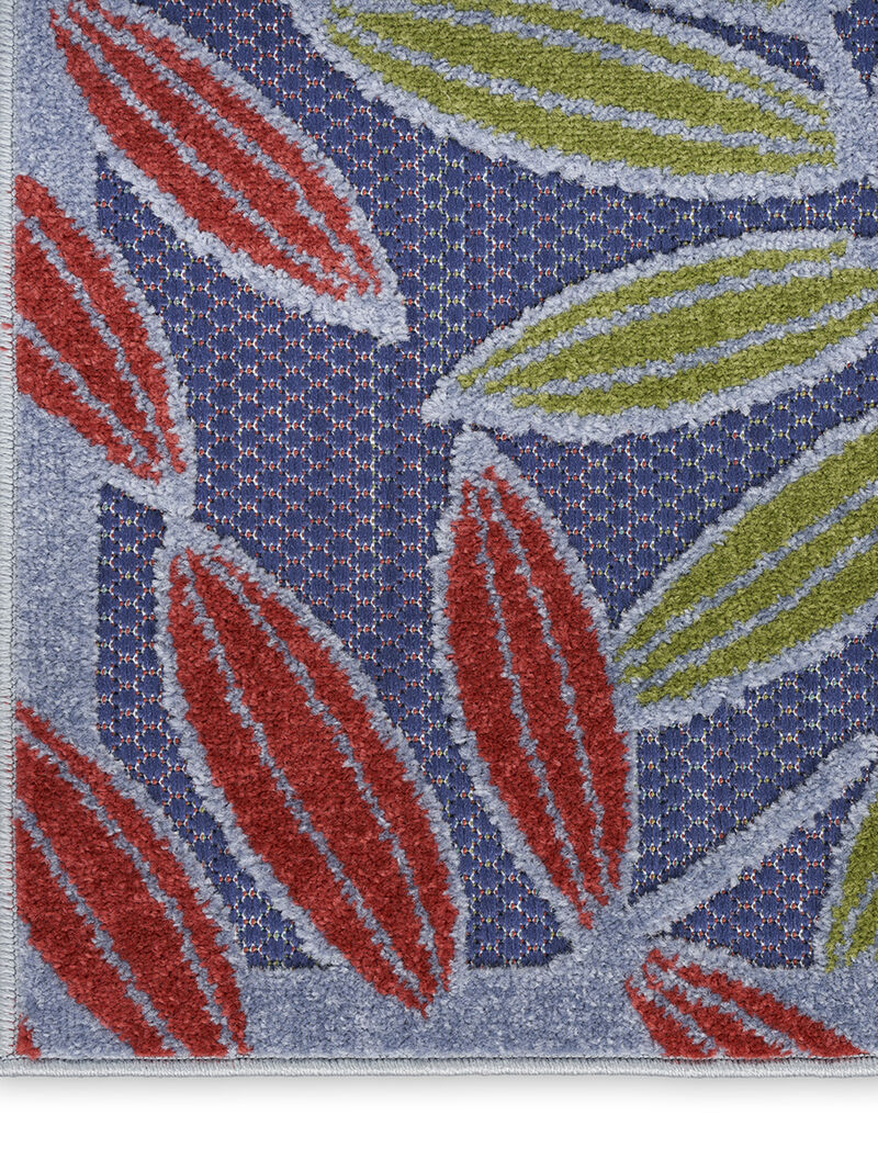 Aloha ALH18 Navy/Multicolor 3'6" x 5'6" Rug