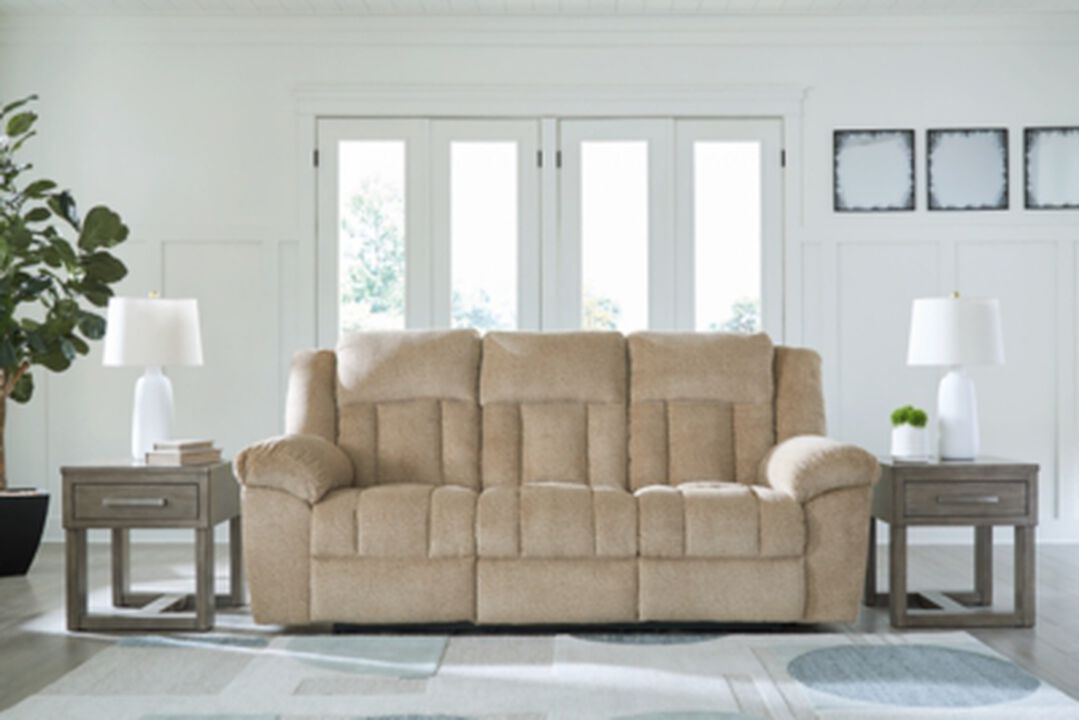 Tip-off Wheat Power Reclining Sofa