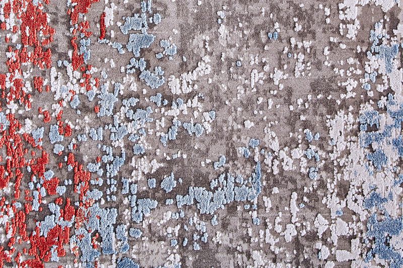 Cadiz 3902F Gray/Red/Blue 3'1" x 5' Rug