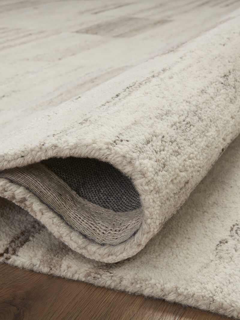 Rocky ROC-04 Ivory / Dove 3''6" x 5''6" Rug by Amber Lewis