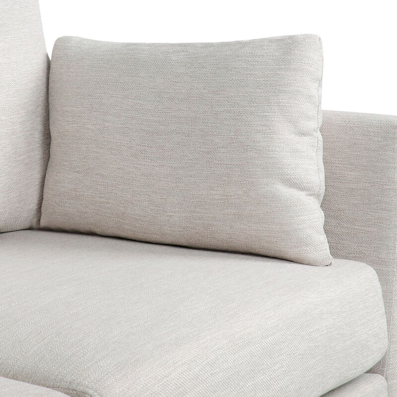 Merax 3-Seater Sofa with 2 Pillows