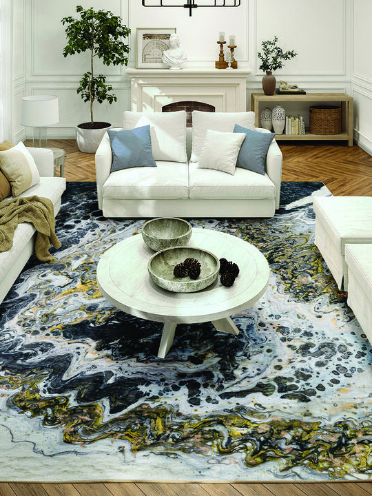 Kikiamo KK13 Graphite 20" x 30" Rug