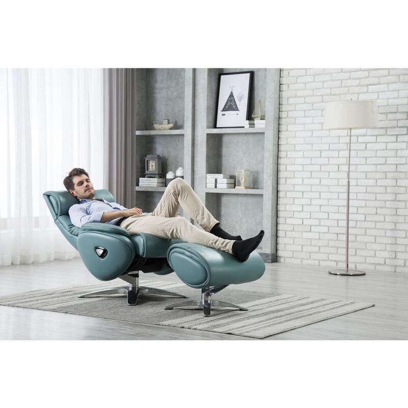 Barcalounger 9PHL-3682 Philadelphia Power Recliner, Blue