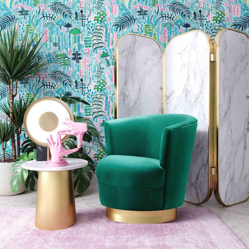 TOV Furniture Bleeker Marble Side Table
