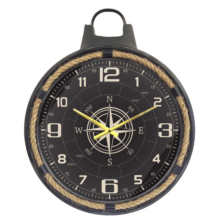 Pocket Watch Style Metal Wall Clock