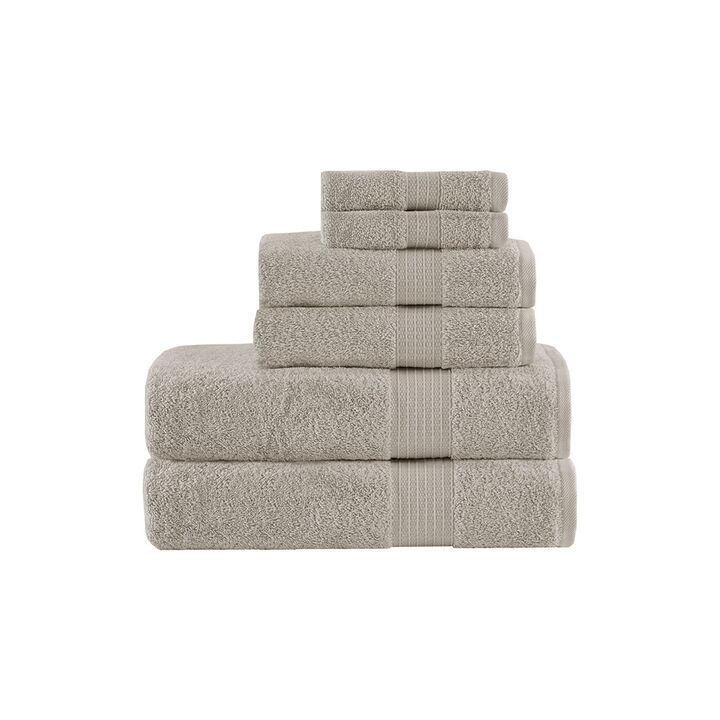 Gracie Mills Emeric 6-Piece Organic Cotton Towel Set
