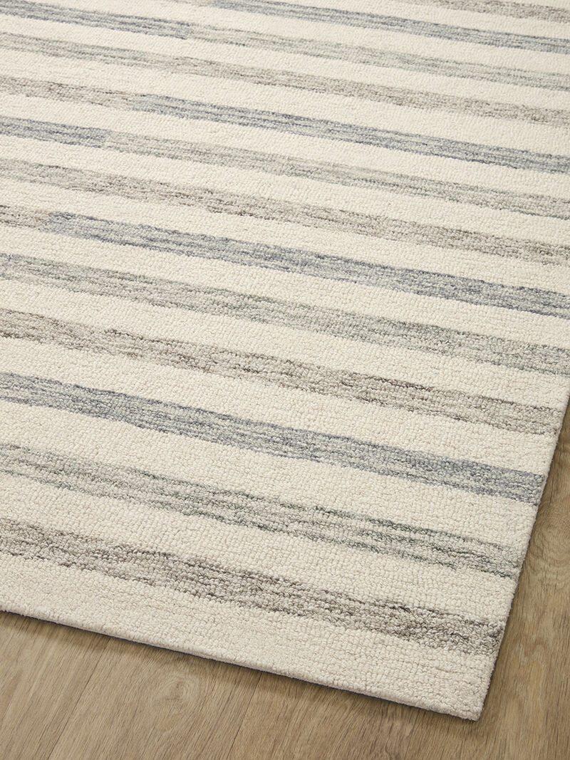 Chris CHR05 Ivory/Slate 3'6" x 5'6" Rug