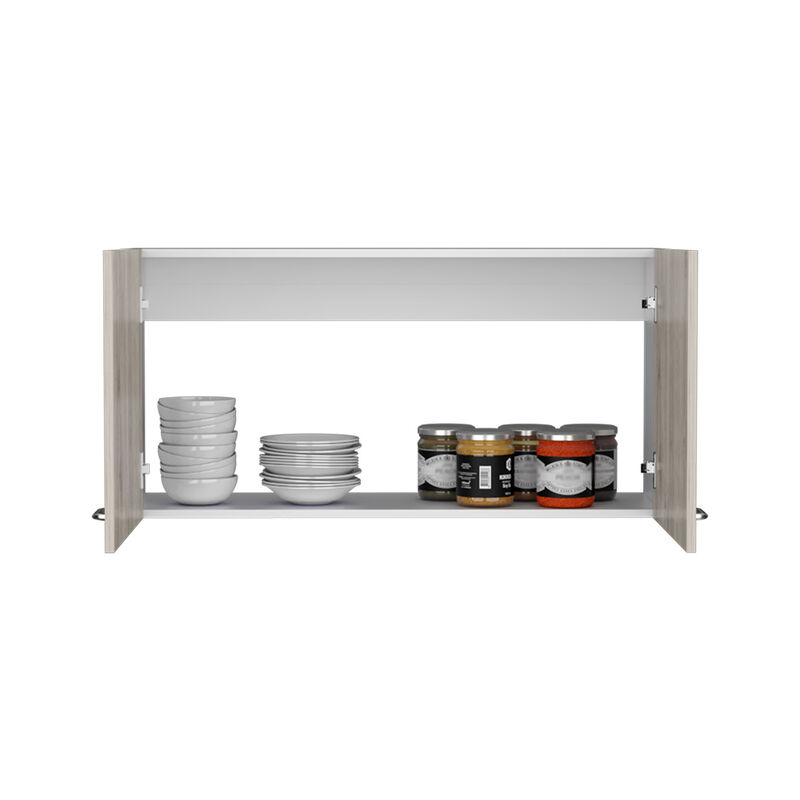 Wall Cabinet Toran, Kitchen, White / Light Gray