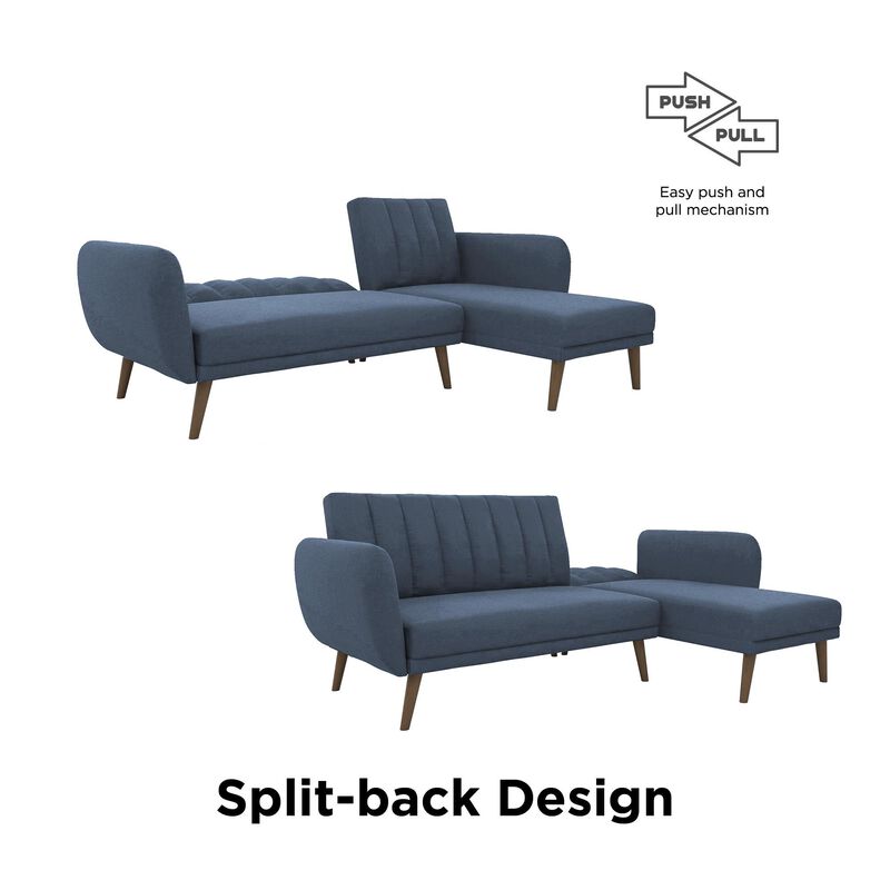 Brittany Sectional Futon Sofa