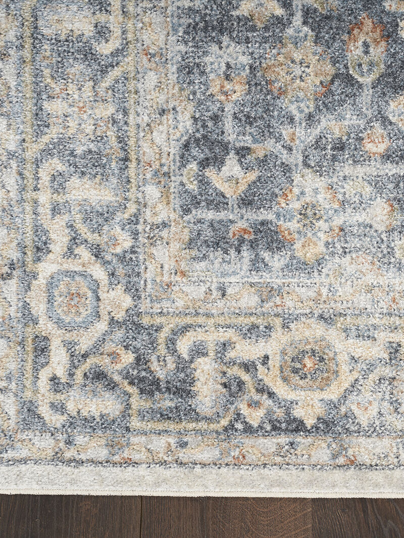 Astra Machine Washable ASW11 Gray/Gold 9' x 12' Rug