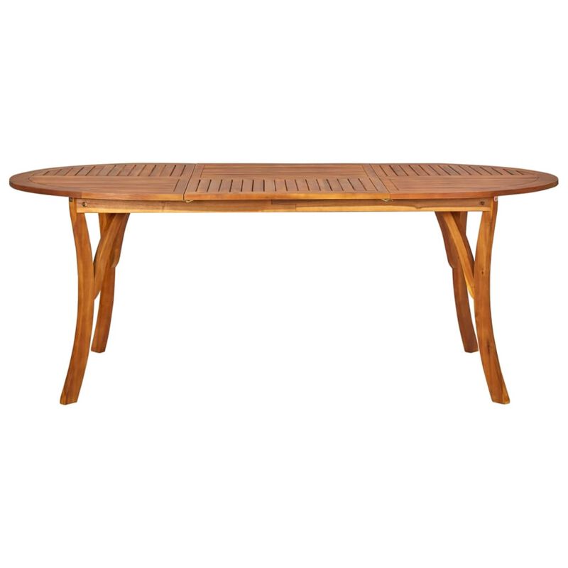 vidaXL 7 Piece Garden Dining Set Brown