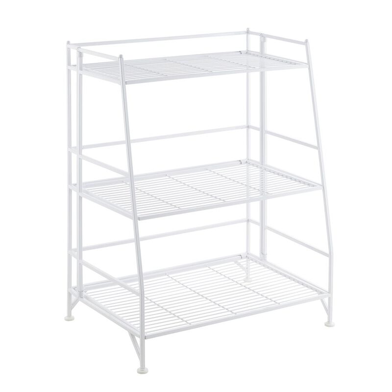 Convenience Concepts Xtra Storage 3 Tier Ladder Folding Metal Shelf