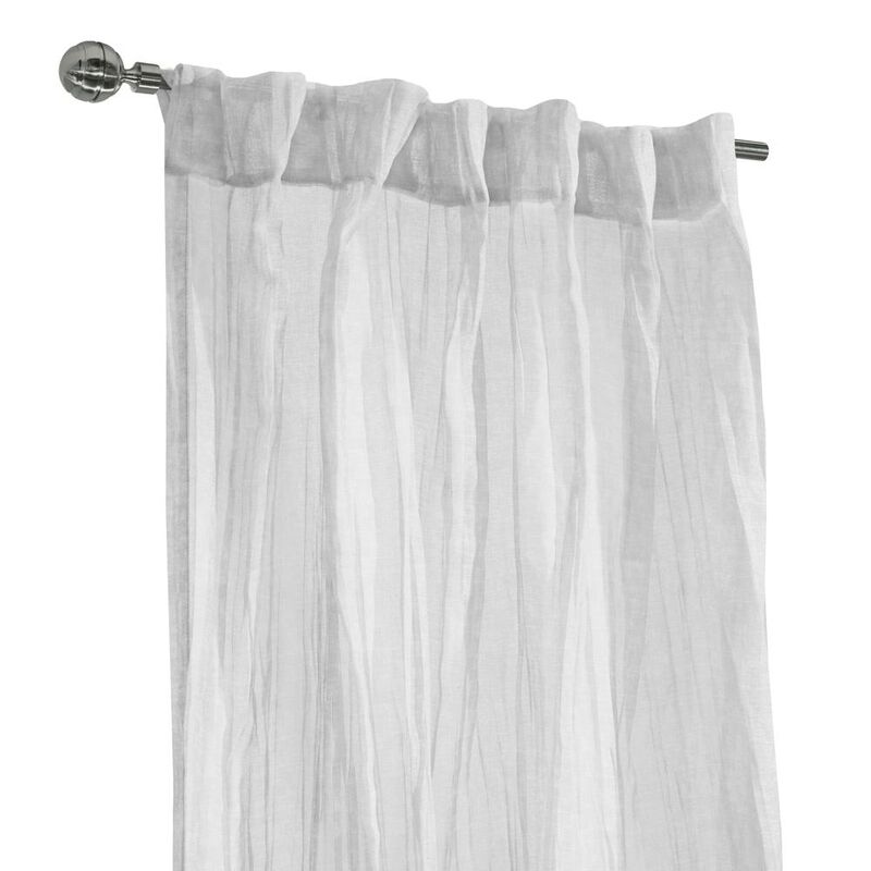 Habitat Paloma Sheer Dual Header Stylish and Functional Curtain Panel