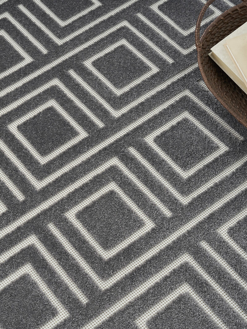 Care Free CAF03 Gray 7'10" x 9'10" Rug