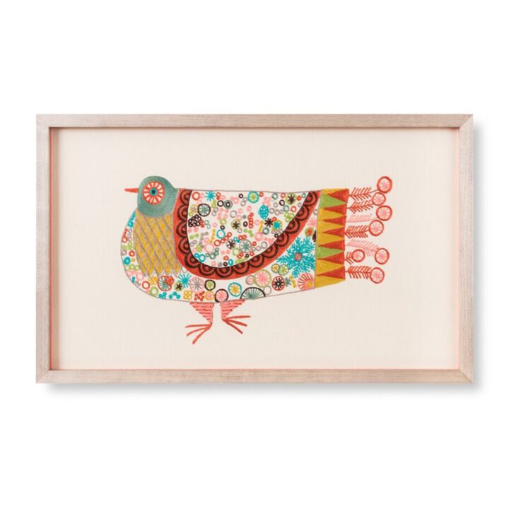 City Pigeon Beige Ivory Wall Art