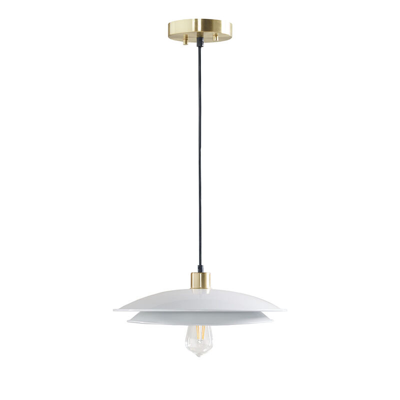 Gracie Mills Ianne 2-Tier Layered Shade Pendant