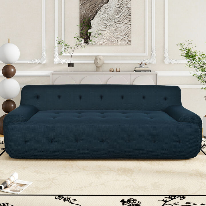 Merax Modern Tufted Fabric Upholstered Sofa