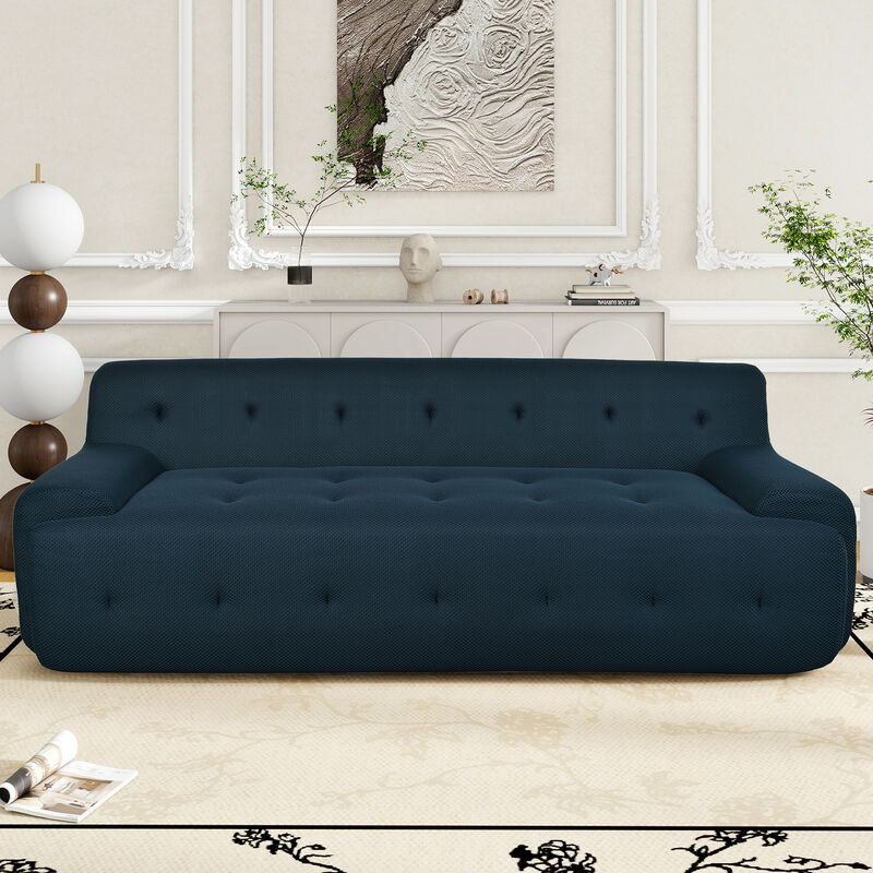 Merax Modern Tufted Fabric Upholstered Sofa