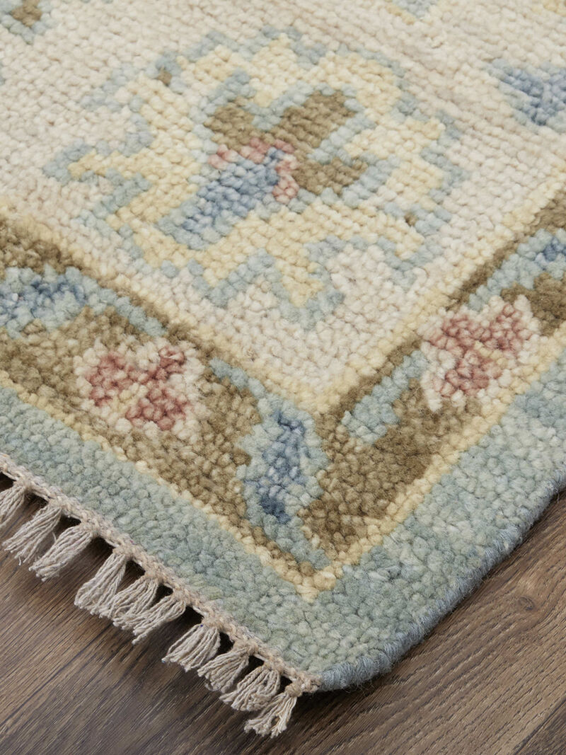 Fillmore 69CJF 4' x 6' Blue/Ivory/Yellow Rug