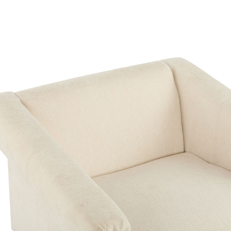 Merax Mid-Century Modern Fabric Home Accent Chair