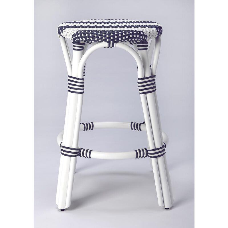 Belen Kox Rattan and Plastic Counter Stool, Belen Kox